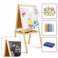 Drewniana tablica magnetyczna kredowa 120cm XXL