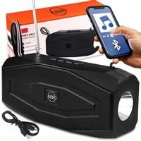 GŁOŚNIK USB RADIO LATARKA na ryby POD NAMIOT LED