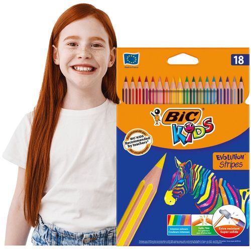 KREDKI EVOLUTION STRIPES 18KOL 9126 na Arena.pl