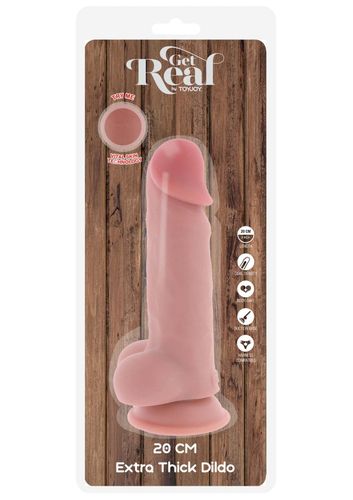 deluxe dual density thick dildo tpe 20 cm na Arena.pl