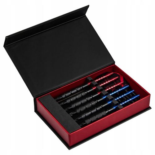 Matepro DUŻY ZESTAW DO GRY W DARTA 6x RZUTKI LOTKI DART SOFT TIPS + PORTFEL na Arena.pl