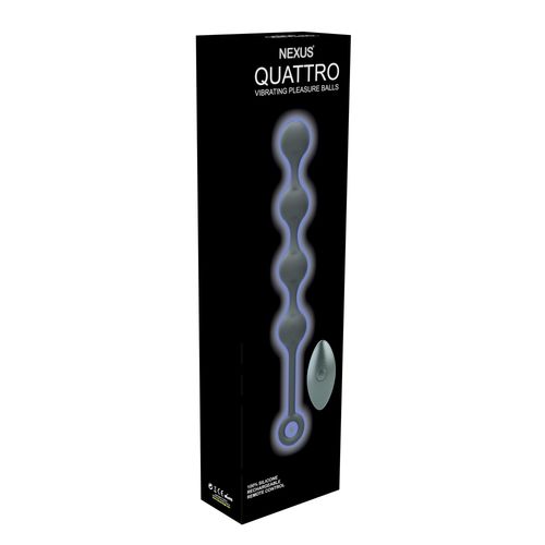 nexus - quattro remote control vibrating pleasure beads black na Arena.pl