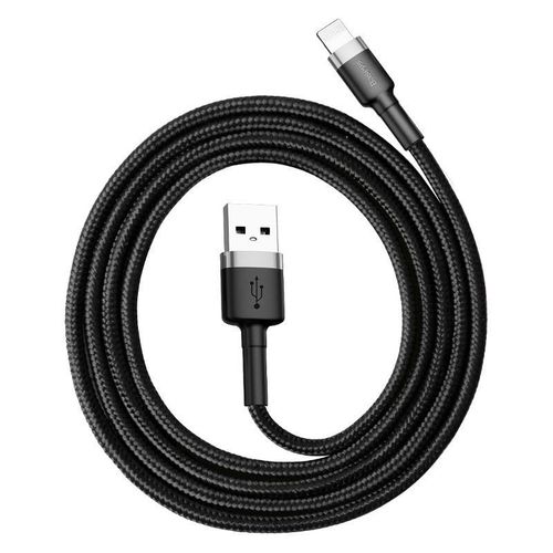 Kabel Lightning USB Baseus Cafule 2,4A 1m (szaro-czarny) na Arena.pl