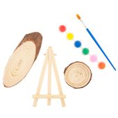 c153902  plaster drewna + farby mini sztaluga zestaw diy
