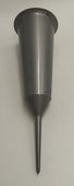 wazon szpic  5szt srebrny 33cm