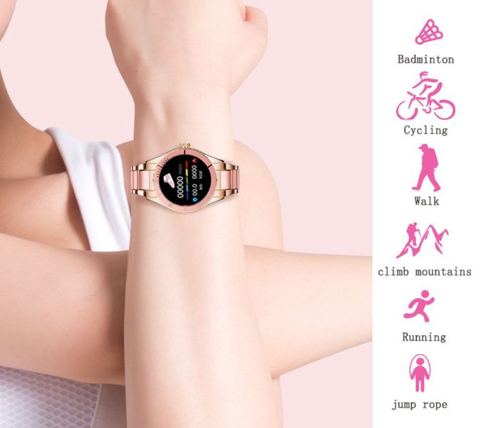 smartwatch damski rubicon rnce82 różowy zdjęcie 11