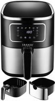 FRYTKOWNICA BEZTŁUSZCZOWA INOX TIMER 6 PROGRAMÓW XXL TRANSA 5L 1700W FRYTKOWNICA BEZTŁUSZCZOWA INOX TIMER 6 PROGRAMÓW XXL TRANSA 5L 1700W