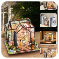 Puzzle 3D Miniaturowy Domek DIY Szklarnia Jenny 231 elementów