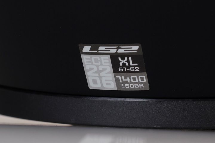 Kask integralny LS2 FF353 RAPID II SOLID MATT BLACK ECE 22.06 zdjęcie 6