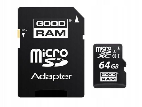 GOODRAM 64GB microSDXC class 10 UHS I + adapter na Arena.pl