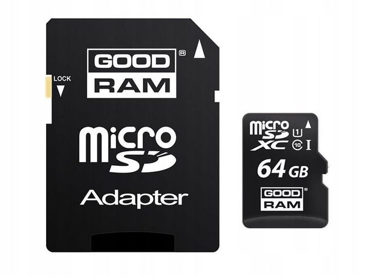 GOODRAM 64GB microSDXC class 10 UHS I + adapter zdjęcie 6