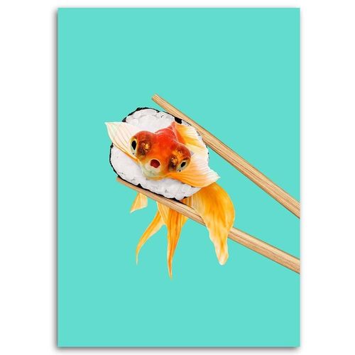 Obraz na płótnie – Canvas, Abstrakcja sushi 40x60 na Arena.pl