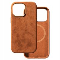 Etui Plecki Nakładka Alcane Ładowanie Magsafe Case do Iphone 15 Brązowy