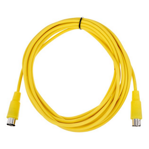 Kabel przewód audio sygnałowy MIDI DIN 5 pin 6 m the sssnake SK366-6-YEL na Arena.pl