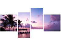 OBRAZ MAGICZNY ZACHÓD SŁOŃCA MALEDIWACH