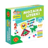Nauka alfabetu Wpinanka Mozaika i literki zabawka edukacyjna dla dzieci
