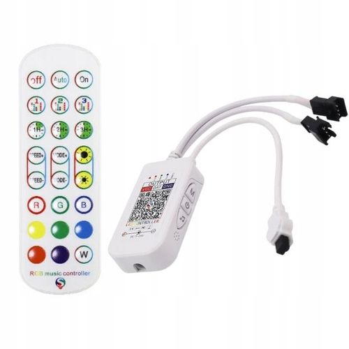 5m Cyfrowa Taśma LED COB RGB Pixel WS2811 Aplikacja Muzyka Pilot na Arena.pl