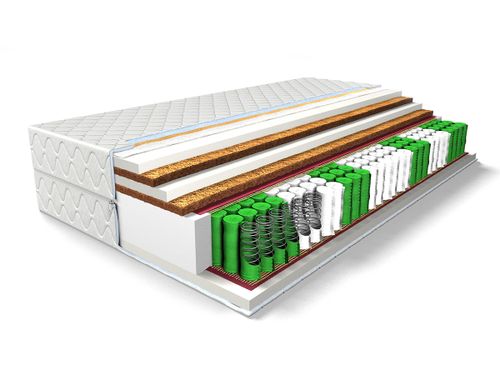 MATERAC Strong Med 160x200 KOKOS, SPRĘŻYNY KIESZENIOWE na Arena.pl