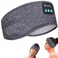 OPASKA BLUETOOTH NA GŁOWĘ DO BIEGANIA SPANIA NA USZY I OCZY BEZPRZEWODOWA