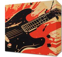 Obraz 30x30cm Gitara Elektryczna