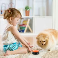 DŹWIĘKOWE MÓWIĄCE PRZYCISKI DO NAGRYWANIA EDUKACYJNE NAUKA ZABAWKA DLA PSA