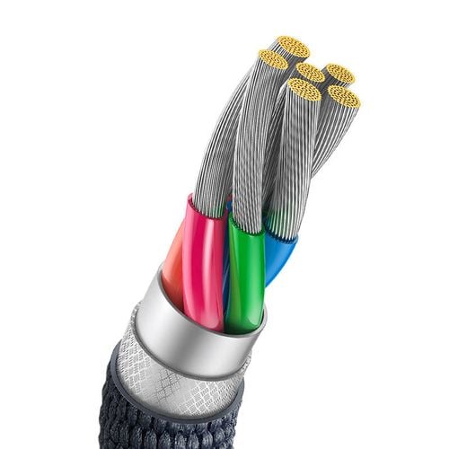 kabel usb do usb-c baseus crystal shine, 100w, 1.2m (czarny) na Arena.pl