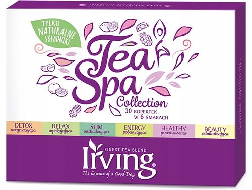 Zestaw herbat w kopertach Irving Tea SPA 30szt x6 na Arena.pl