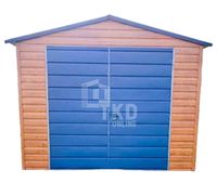 SCHOWEK - DOMEK OGRODOWY 3m x 5m  - brama - okno TKD127 3x5