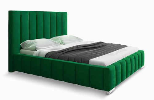 Łóżko tapicerowane z pojemnikiem na pościel Mia 160x200 na Arena.pl