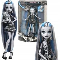 LALKA MONSTER HIGH FRANKIE STEIN REEL DRAMA STRASZNY SEANS 26 CM +AKCESORIA