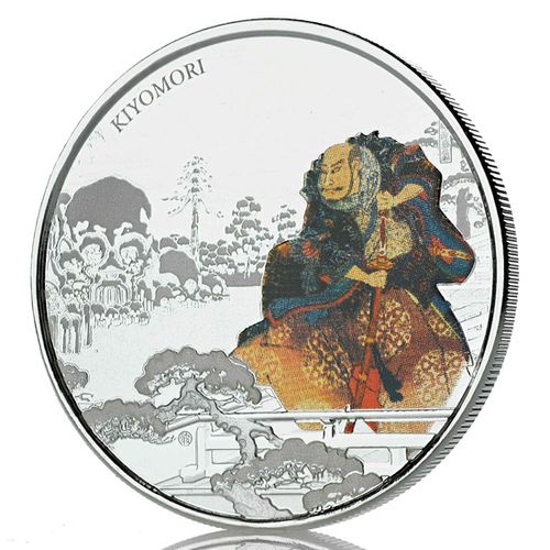 Fiji: Samurai Archives kolorowany 1 uncja Srebra 2018 Proof na Arena.pl