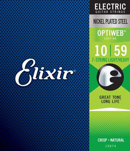 Elixir struny do gitary elektrycznej OPTIWEB 10-59 7-str na Arena.pl