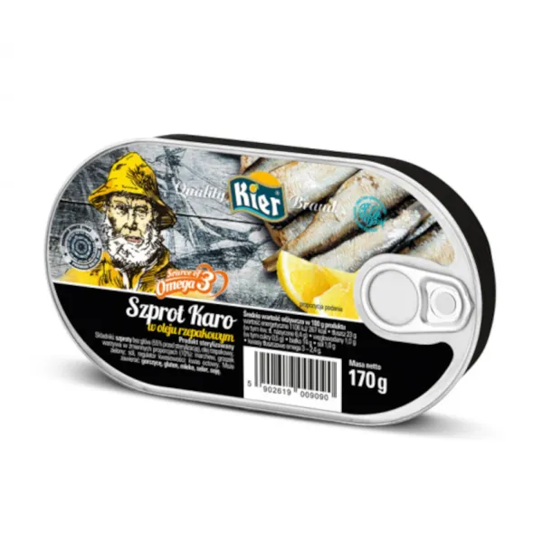 Szprot  KARO w oleju 170g zdjęcie 1