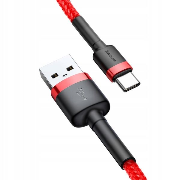 BASEUS MOCNY KABEL USB USB-C TYP-C PRZEWÓD OPLOT QUICK CHARGE 3.0 2A 3M zdjęcie 13