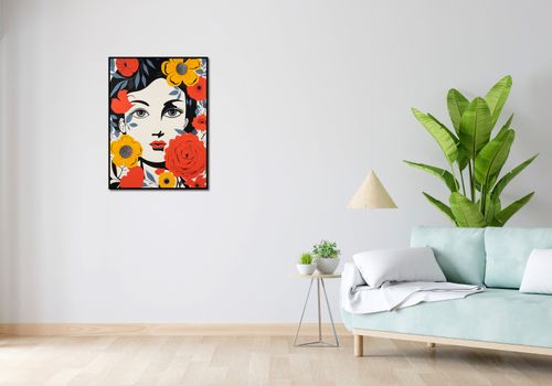 Plakat 60x80cm Kwiatowa Aura na Arena.pl