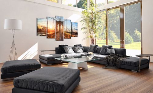 Obraz Na Płótnie - Most Panorama  - 160X85 Cm - Ea160X85-3707 na Arena.pl