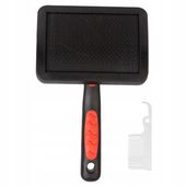 PUDLÓWKA Szczotka dla psa długowłosego CZARNA