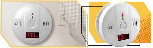 CZUJNIK CZADU TLENKU WĘGLA LCD DETEKTOR CO LCD WYKRYWACZ BEZPRZEWODOWY na Arena.pl