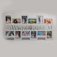 Multirama ramka na zdjęcia z napisem  Zawsze Razem 12 zdjęć