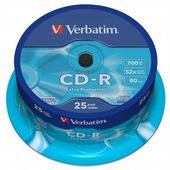 Płyty Verbatim CD-R 700MB cake 25 szt.