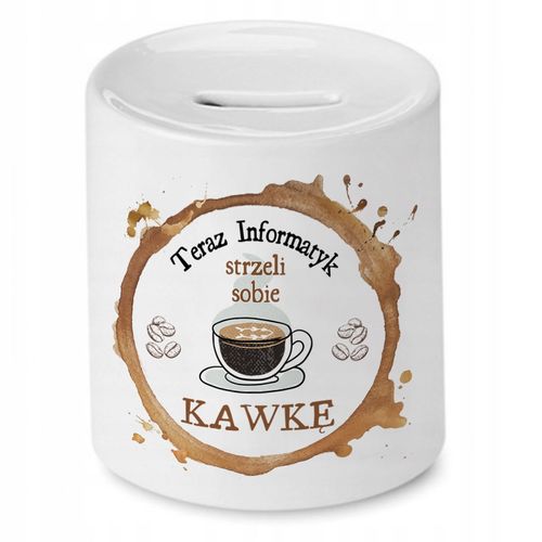 Skarbonka Dla Informatyka Na Imieniny Prezent Z Nadrukiem Ze Zdjęciem na Arena.pl