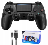 Pad bezprzewodowy do PS4 PRO SLIM CZARNY KONTROLER WIBRACJE DOUBLESHOCK V2