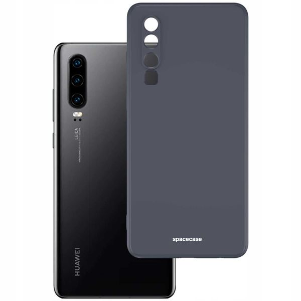Spacecase Silicone Case Huawei P30 Black zdjęcie 2