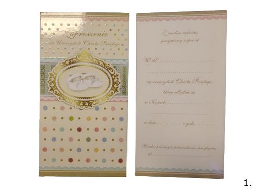 ZAPROSZENIE NA CHRZEST (5) na Arena.pl