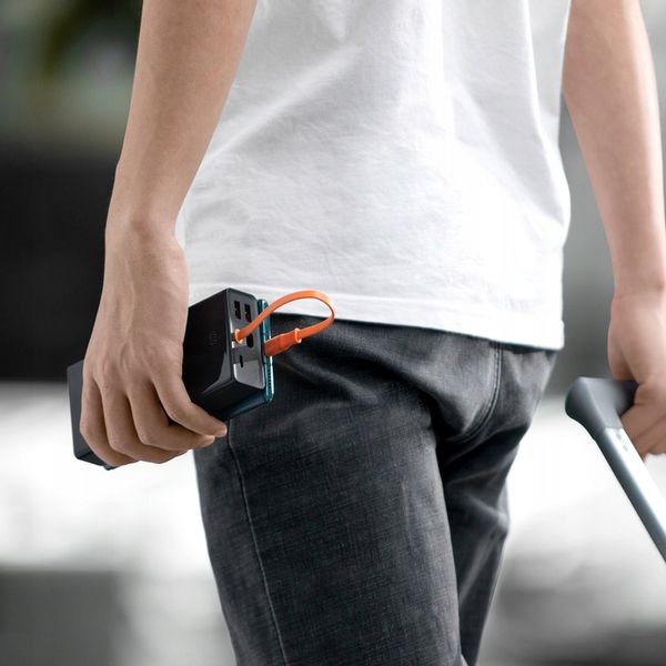 BASEUS MOCNY POWERBANK ELF 20000MAH 2X USB-A 2X USB-C QC PD 65W 3A Z KABLEM zdjęcie 2