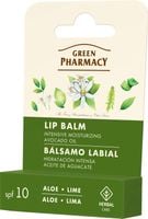 GREEN PHARMACY Balsam do ust Aloes i Limonka 3,6 g
