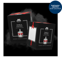 Świeca sojowa zap. insp. DIOR SAUVAGE 115g PREZENTOWA - BIG NATURE CANDLE