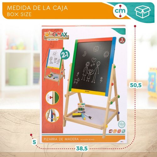 Tablica 2 w 1 Woomax 5 Części 37,5 x 65 x 30,5 cm 4 Sztuk na Arena.pl