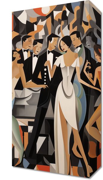 Obraz 20x40cm Bal w Art Deco zdjęcie 1