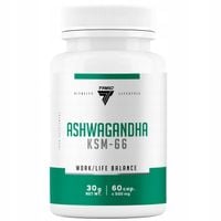 TREC ASHWAGANDHA KSM-66 STRES PAMIĘĆ ŻEŃ-SZEŃ 60 k